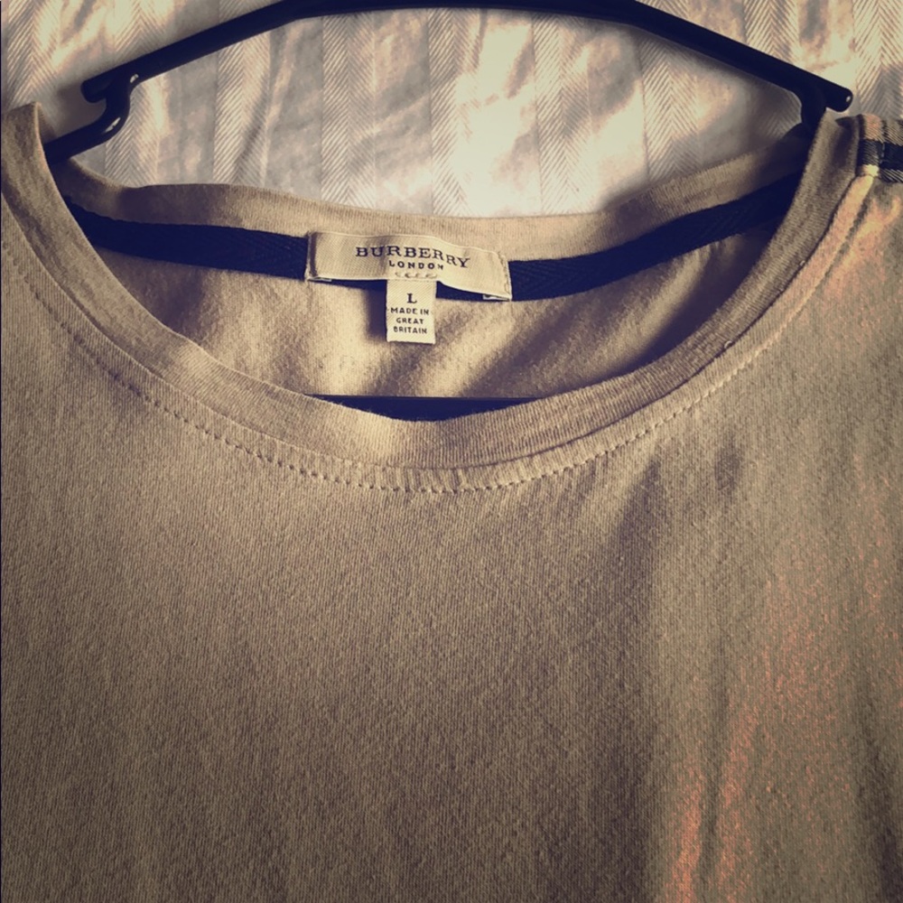 Burberry Tan Long Sleeve